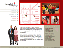 Tablet Screenshot of cherryhillcompany.net